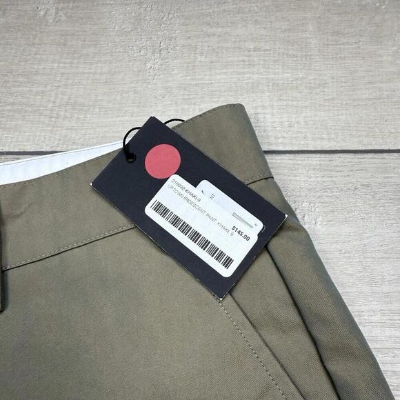 Stüssy Uptown Iridescent Pants Khaki Sz 9 (W32x30) NWT Straight Fit Chino Baggy - Picture 5 of 10